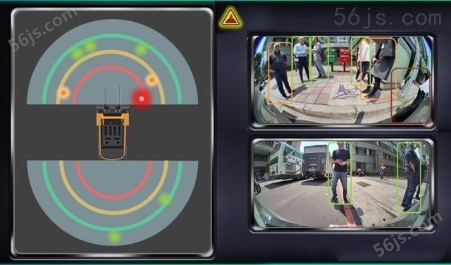 AI叉车影像限速防撞预警系统